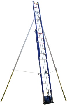 Drabina rozsuwana z włókna szklanego Irudek IRULADDER, 3,5–6 m, EN 795 B