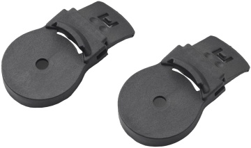 Klips adapter do montażu nauszników do hełmu Irudek, 30 mm, 2 sztuki