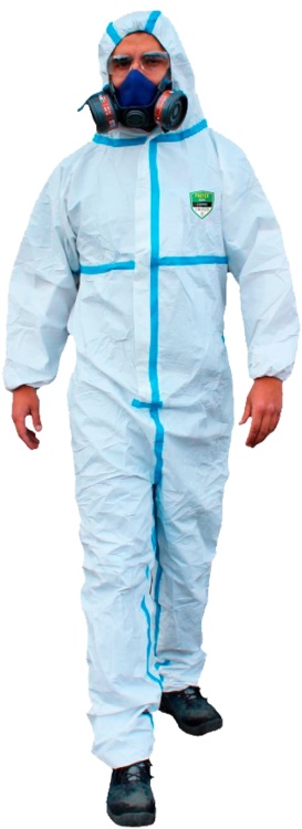 Kombinezon ochronny chemoodporny Irudek PROTEX 5000B, rozmiar XL, typ 5/6