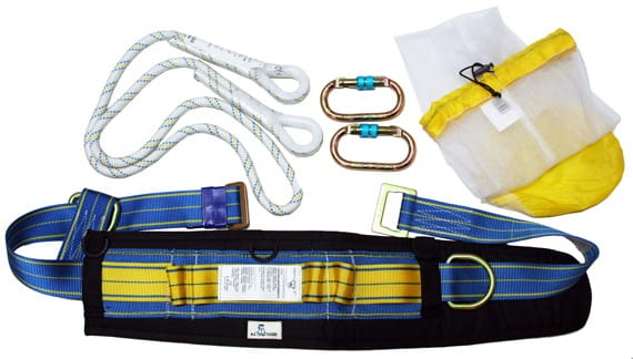 Zestaw pozycjonujący Irudek PIRINEOS (pas Light P1, lina 1,5 m), EN 358 - zdjęcie 5