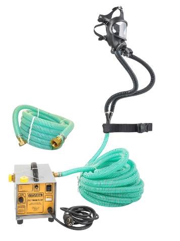 Aparat oddechowy wężowy zestaw Praes FAS TURBO FLOW z wężem 30 m, PN-EN 138