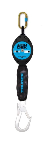 Urządzenie samohamowne Irudek KARBOR 3,5M SE-H, taśma Technora 25 mm, 3,5 m, 140 kg, EN 360, VG11.060