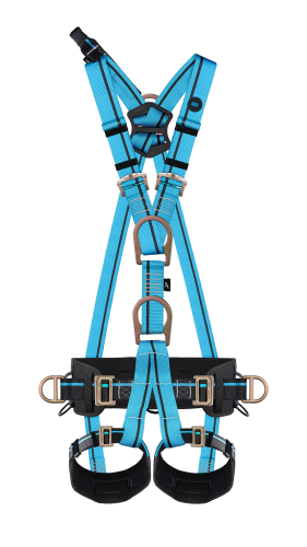 Szelki bezpieczeństwa Irudek LIGHT PLUS 11, 140 kg, EN 361, EN 358, EN 813 - zdjęcie 2