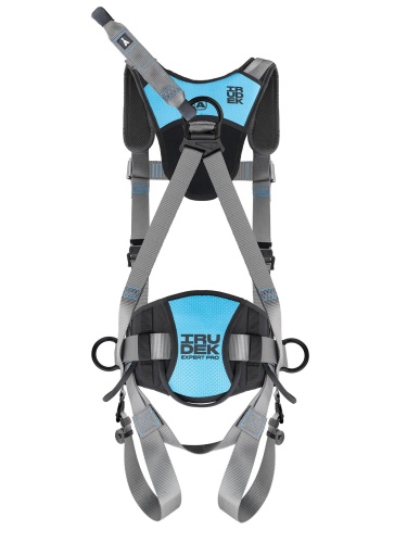 Szelki bezpieczeństwa Irudek EXPERT 2 PRO, pas 3D EXO, klamry K-EASY, 140 kg, EN 361, EN 358 - zdjęcie 2