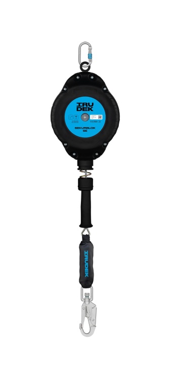 Urządzenie samohamowne Irudek SEKURBLOK 10 M SE, lina stalowa 10 m, 140 kg, EN 360, VG11.060