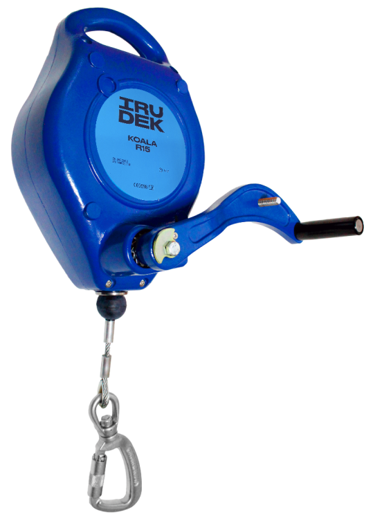 Urządzenie samohamowne z wciągarką Irudek KOALA R15 15m