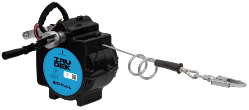 Linia życia stalowa pozioma Irudek BIG BULL 18m dla 2 osób