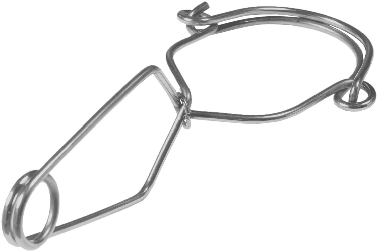 STEELSAFE PINZA 75mm/S – stalowy zaczep, chwytak nożycowy do systemów przeciwupadkowych