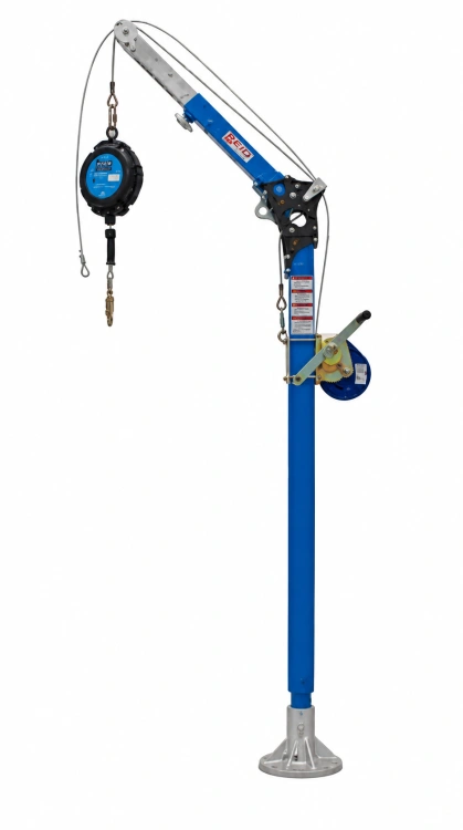 Zestaw KIT DAVIT BASE FLOOR + TRN1 z wciągarką i urządzeniem samohamownym