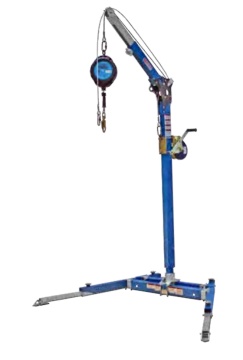 Zestaw KIT DAVIT BASE H + TRN1 – mobilny system kotwiczący z wciągarką