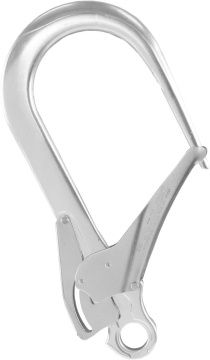 Karabińczyk aluminiowy hakowy automatyczny Due-Lock Irudek 988, prześwit 110 mm, 20 kN, EN 362