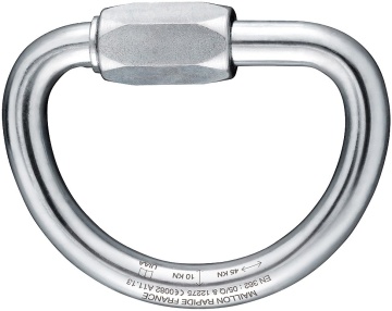 Karabińczyk stalowy zakręcany Irudek D-LINK 10mm 45kN