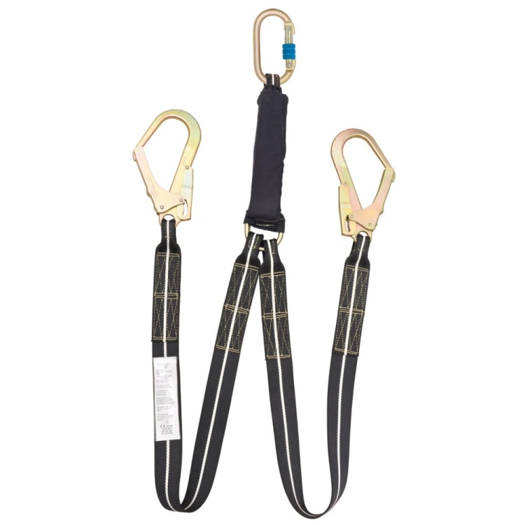 Podwójny amortyzator energii trudnopalny Irudek FR5, Kevlar, do 371°C, 1,8 m, EN 355, EN 362