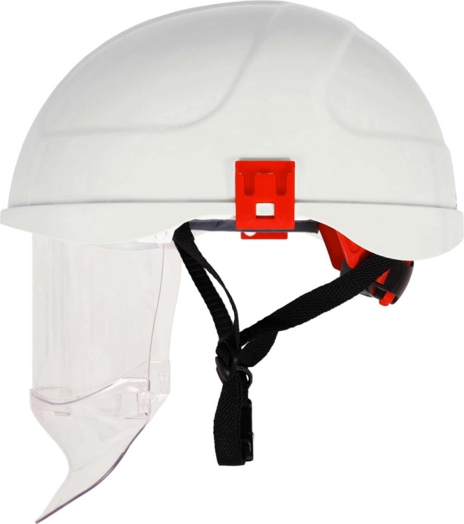 Kask elektroizolacyjny z wizjerem Irudek SECRA-1 biały klasa 1, 1000V AC, 1500V DC, EN 397, EN 50365