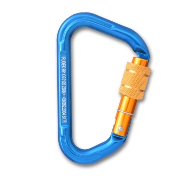 Karabińczyk aluminiowy zakręcany Irudek BLIND BLUE 991 20mm