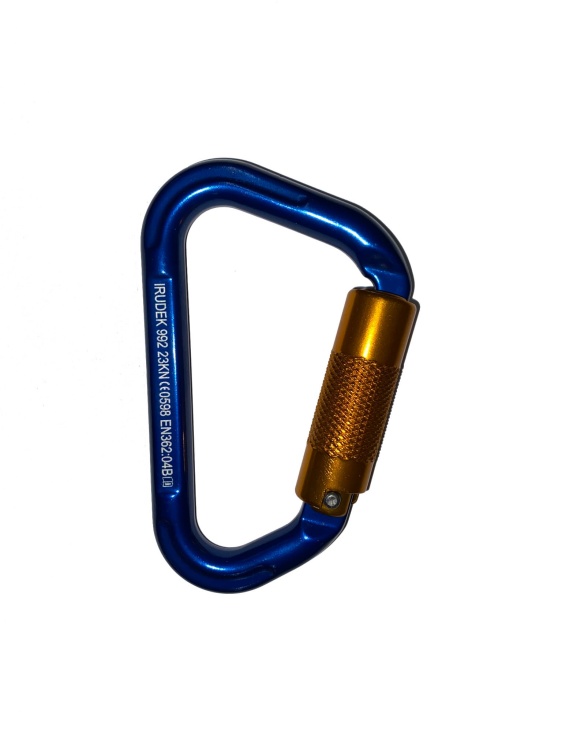 Karabińczyk aluminiowy automatyczny Irudek BLIND BLUE 992