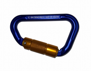 Karabińczyk aluminiowy automatyczny Irudek BLIND BLUE 993