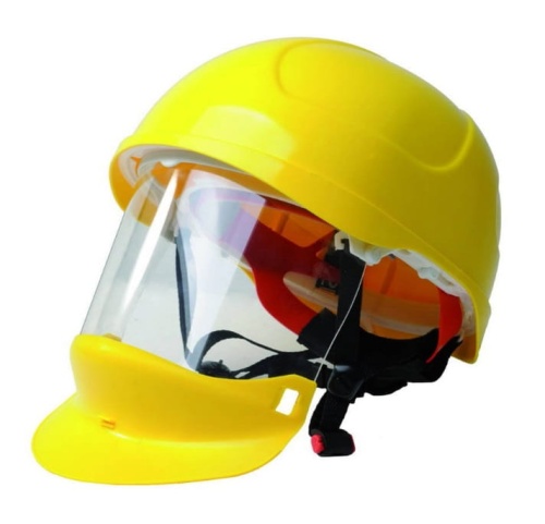 Kask Elektroizolacyjny z Wizjerem SECRA-1 Irudek - Żółty (Klasa 1)