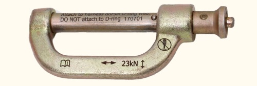 Karabińczyk podwójny Irudek Twinconnect 2, prześwit 16 mm, 23 kN, EN 362