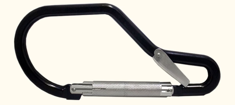Karabińczyk aluminiowy hakowy Irudek 974 OPEN 60mm 20kN