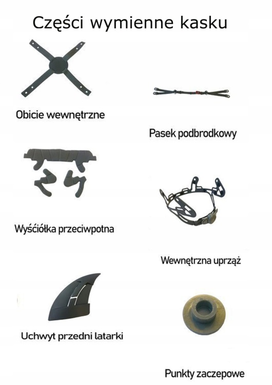 Kask przemysłowy Irudek OREKA Hi-Viz odblaskowy ABS EN 397 - zdjęcie 2