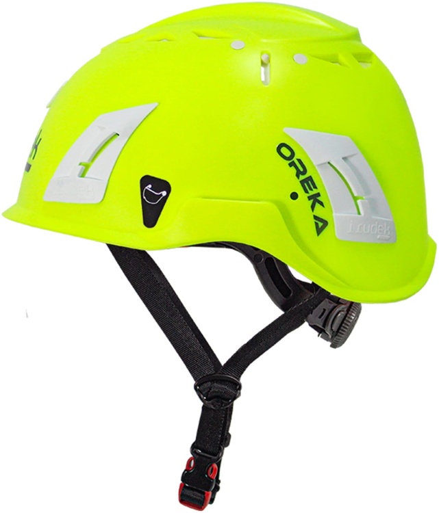 Kask przemysłowy Irudek OREKA Hi-Viz odblaskowy ABS EN 397