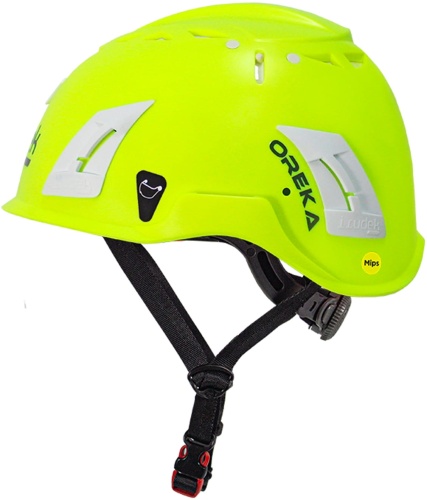 Kask ochronny Irudek OREKA MIPS HI-VIZ odblaskowy żółty