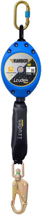 Urządzenie samohamowne Irudek KARBOR 6M SE, taśma 6 m, 140 kg, EN 360, VG11.060