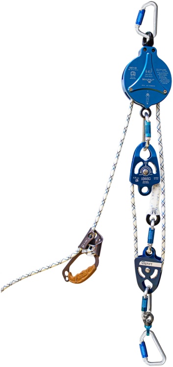 System ratunkowy wznosząco-opuszczający Irudek ALF 3:1, lina 30 m, 250 kg, EN 12278