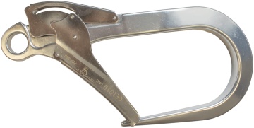 Karabińczyk aluminiowy hakowy automatyczny Due-Lock Irudek 988, prześwit 110 mm, 20 kN, EN 362
