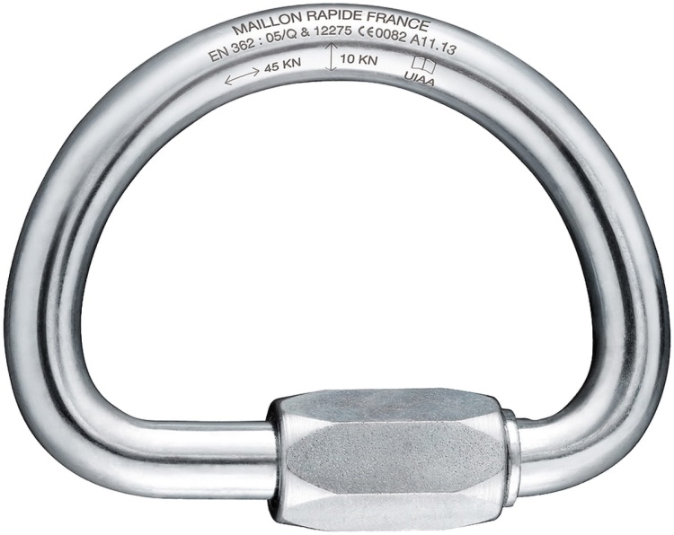 Karabińczyk stalowy zakręcany Irudek D-LINK 10mm 45kN