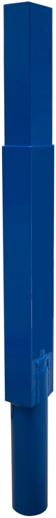 Słupek aluminiowy systemu Davit Irudek, 1320 mm, 280 kg, EN 795 B